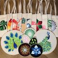28 Geometric Broken-Line Embroidery Patterns for Beginners – Easy PDF Tutorial Bundle with Upcycling Ideas