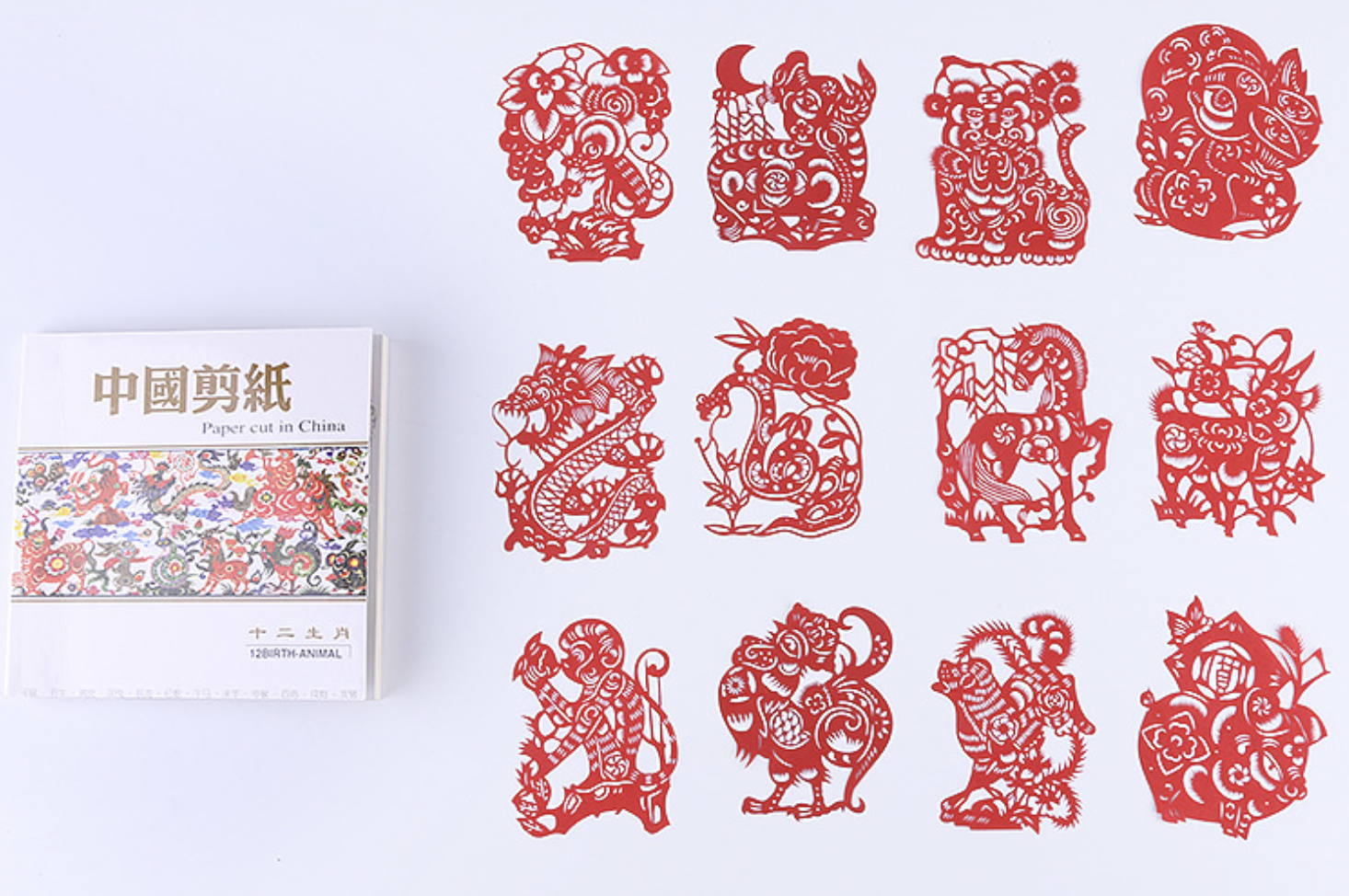 Intangible Cultural Heritage Hand - cut Paper Art Album