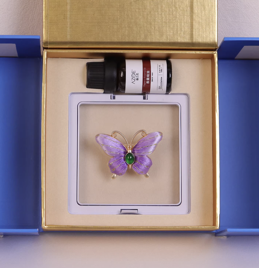 Handmade Embroidered Brooch
