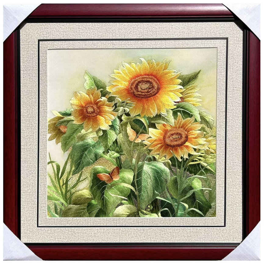 Hand - embroidered Decorative Mural