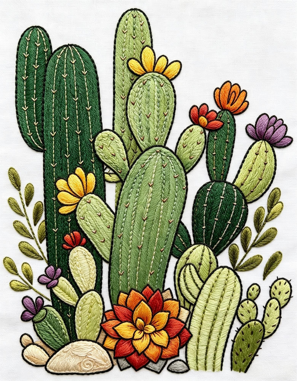 25 Embroidery Patterns – Color Palettes & Project Ideas for Beginners