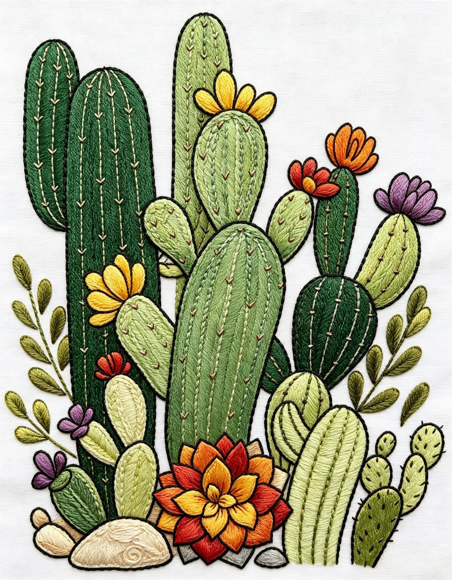 25 Embroidery Patterns – Color Palettes & Project Ideas for Beginners