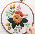11 Most Common Flowers in Embroidery: Stitch Guide for Beginners | Hand Embroidery PDF