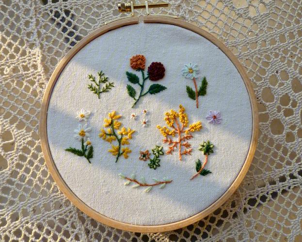11 Most Common Flowers in Embroidery: Stitch Guide for Beginners | Hand Embroidery PDF