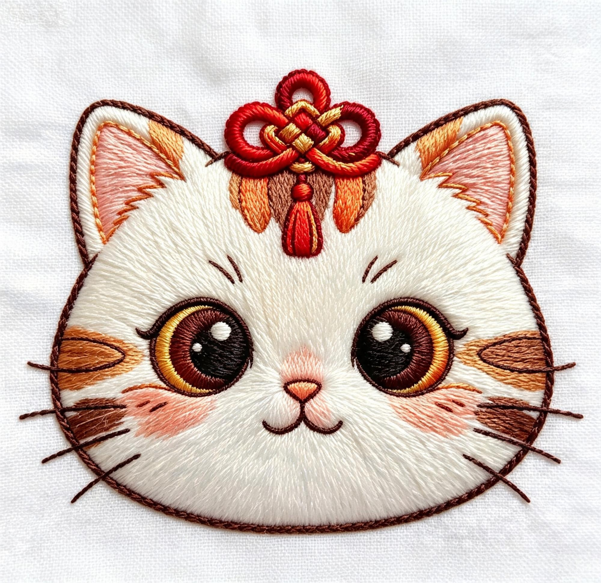 Chinese Style Pet Embroidery Patterns – 25 Line Art Designs for Beginners